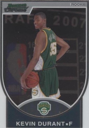 2007-08 Bowman Draft Picks & Stars - Kevin Durant #111
