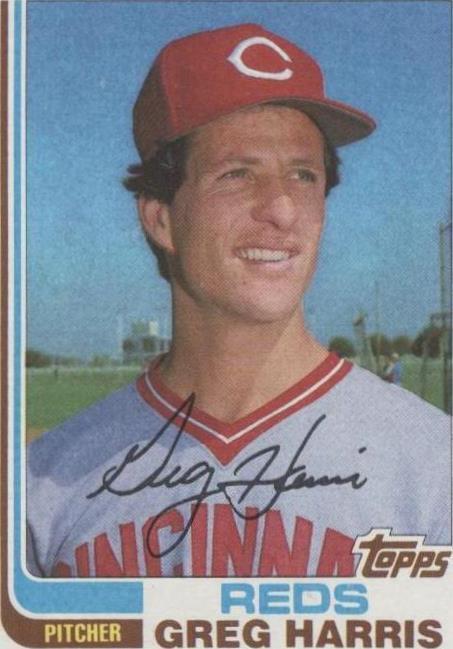 1982 Topps negociado - Greg Harris #41T