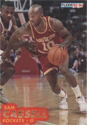 1994 Sam Cassell (RC) Fleer Basketball #293 Houston Rockets