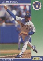 1992 Score - Chris Bosio #37