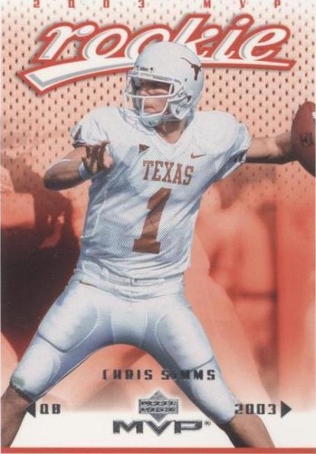 2003 Upper Deck MVP Chris Simms #332