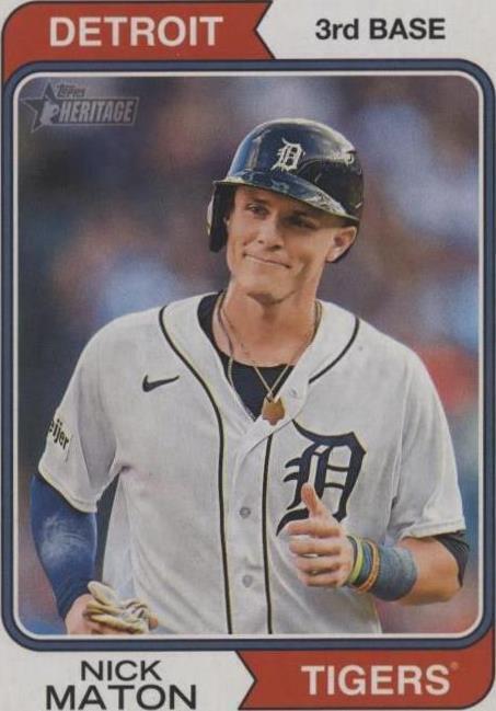 2023 Topps Heritage High Number - Nick Maton #705