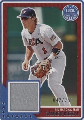 2023 Panini USA Baseball Stars & Stripes - Camden Kozeal #USAM-CK