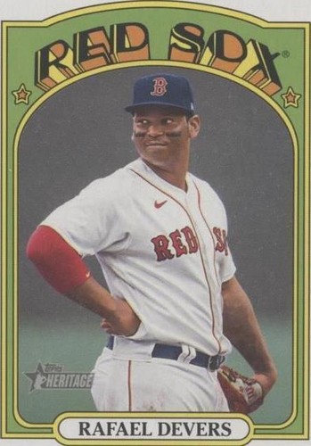 2021 Topps Heritage High Number - Rafael Devers #645