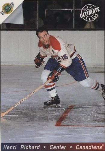1991-92 Ultimate Original Six - Henri Richard #81