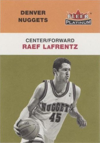 2001-02 Fleer Platinum - Raef LaFrentz #104