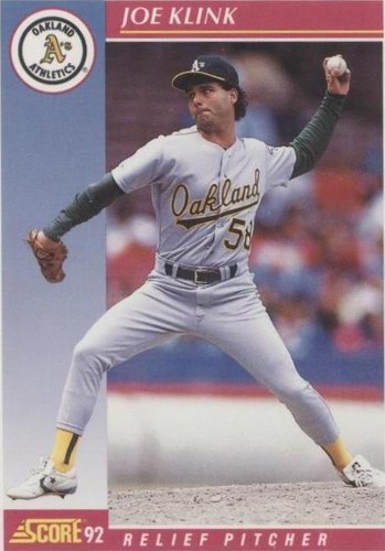 1992 Score - Joe Klink #151