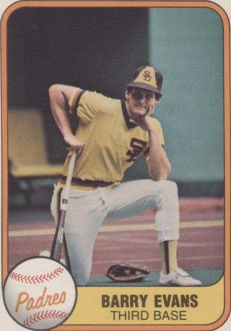 Fleer 1981 - Barry Evans #499