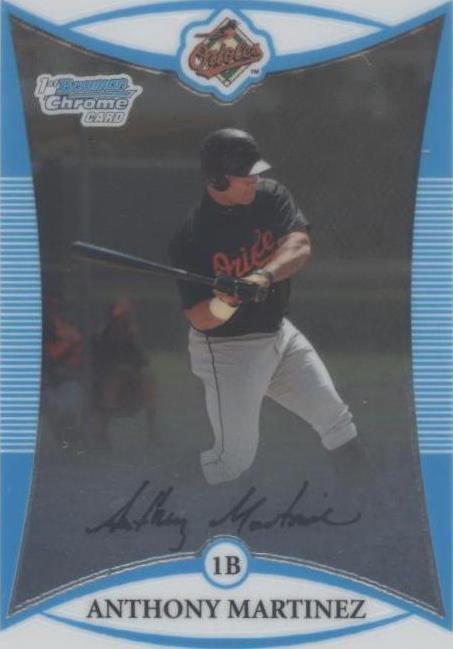 2008 Bowman Chrome - Anthony Martinez #BCP15