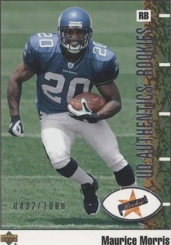 2002 UD Authentics Maurice Morris #132