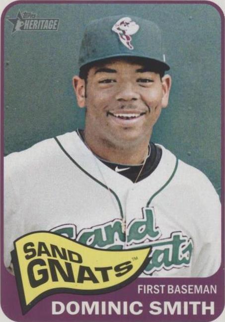 Topps Heritage 2014 edición de ligas menores - Dominic Smith #107