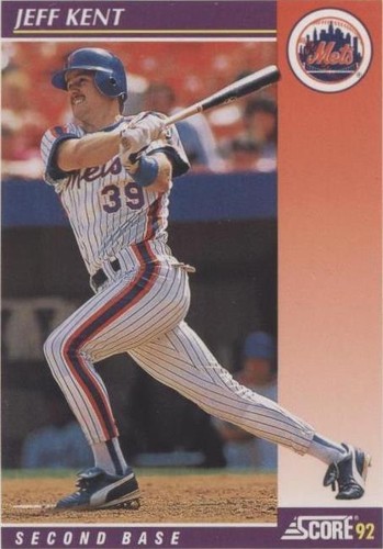 1992 Score Rookie & Traded - Jeff Kent #84T