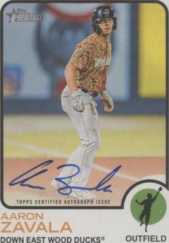 2022 Topps Heritage Minor League Edition - Aaron Zavala #ROA-AZ