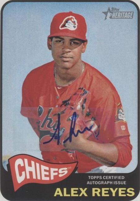 Topps Heritage 2014 edición de ligas menores - Alex Reyes #ROA-AR