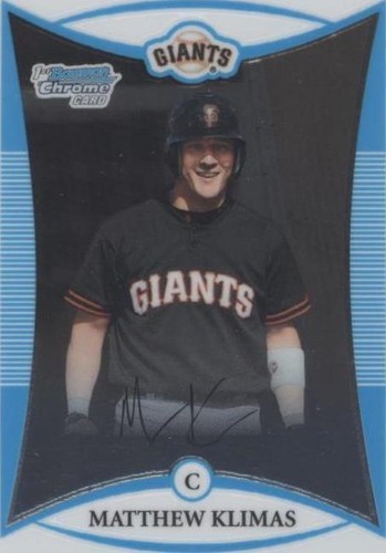 2008 Bowman Chrome - Matt Klimas #BCP89