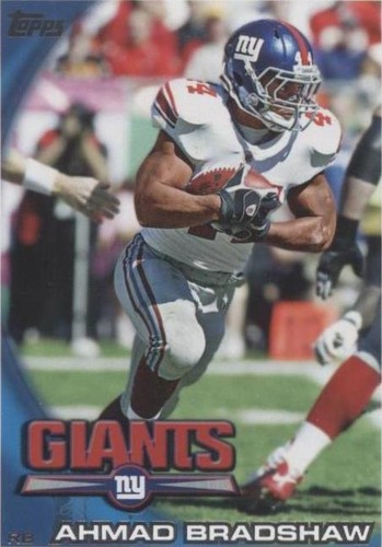 2010 Topps Ahmad Bradshaw #163