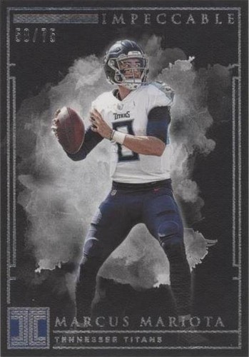 2019 Panini Impeccable Marcus Mariota #37
