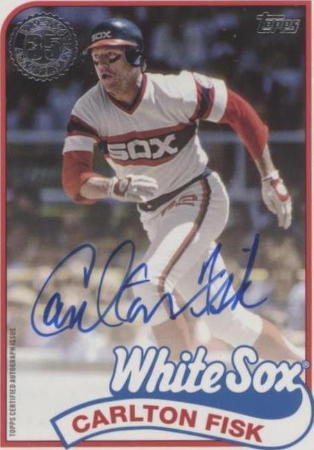 2024 Topps Series 1 - Carlton Fisk #89BA-CF
