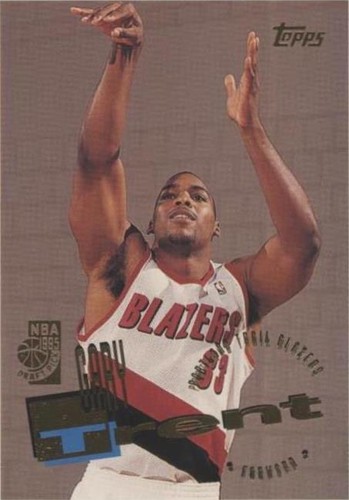 1995-96 Collectors Choice 285 Gary Trent signed auto
