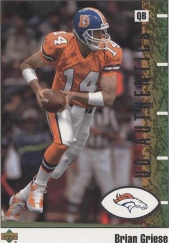 2002 UD Authentics Brian Griese #24