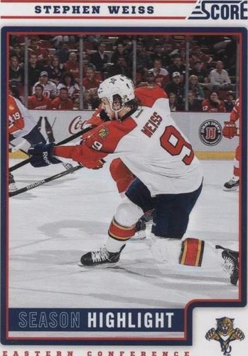 2012-13 Score - Stephen Weiss #34