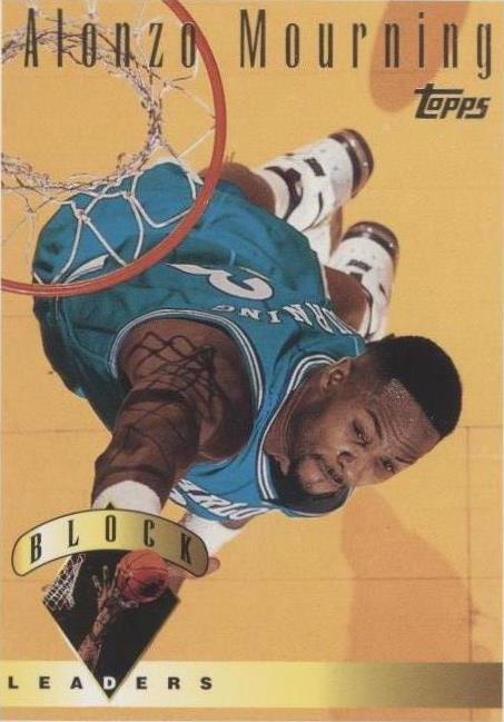 1995-96 Topps - Alonzo Mourning #30