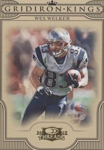 2008 Donruss Threads Wes Welker #PGK-25