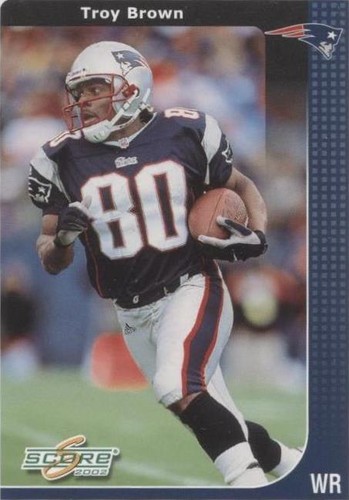 2002 Score Troy Brown #130