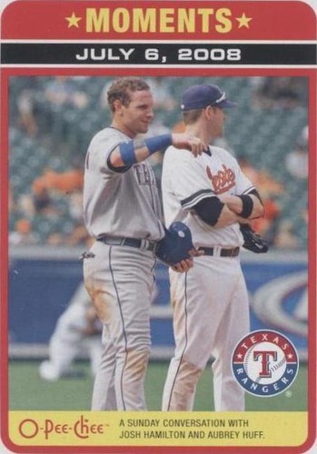 2009 O-Pee-Chee - Aubrey Huff Josh Hamilton #551