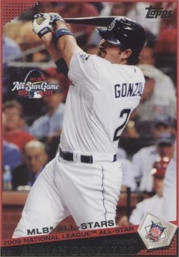 2009 Topps Updates & Highlights - Adrian Gonzalez #UH257