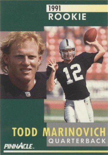 1991 Pinnacle Todd Marinovich #293