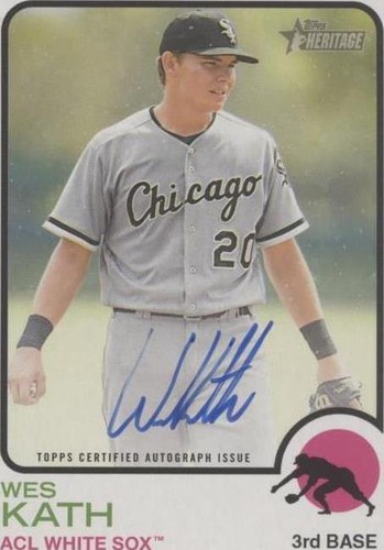 2022 Topps Heritage Minor League Edition - Wes Kath #ROA-WK