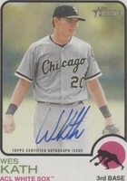 2022 Topps Heritage Minor League Edition - Wes Kath #ROA-WK