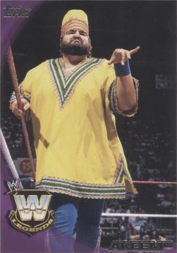 2010 Topps WWE - Akeem #81