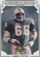 2007 Donruss Threads Larry Little #PGK-50