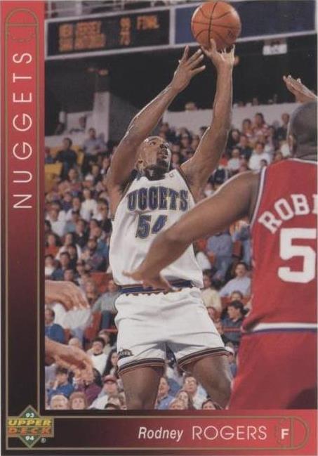 Cubierta superior 1993-94 - Rodney Rogers #347