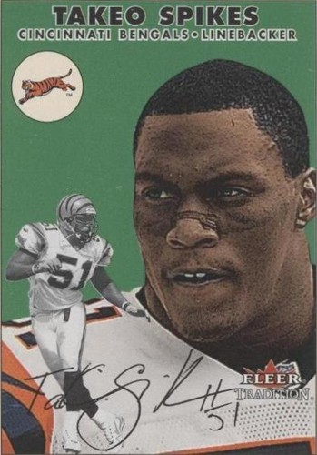 2000 Fleer Tradition Takeo Spikes #210