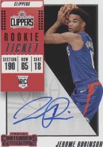 2018-19 Panini Contenders - Jerome Robinson #126