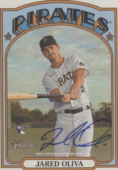 2021 Topps Heritage High Number - Jared Oliva #ROA-JO