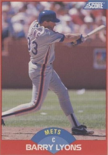 1989 Score - Barry Lyons #456