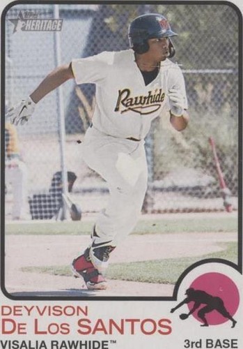 2022 Topps Heritage Minor League Edition - Deyvison De Los Santos #3