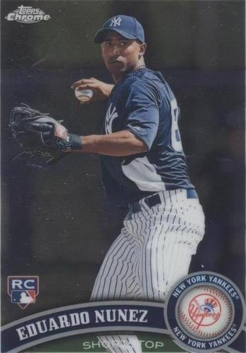 2011 Topps Chrome - Eduardo Nunez #198