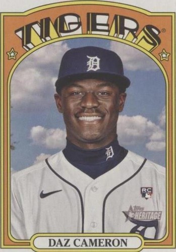 2021 Topps Heritage High Number - Daz Cameron #575