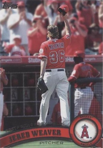 2011 Topps Update Series - Jered Weaver #US26