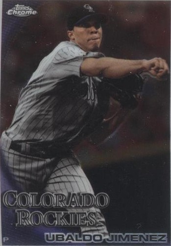 2010 Topps Chrome - Ubaldo Jimenez #123