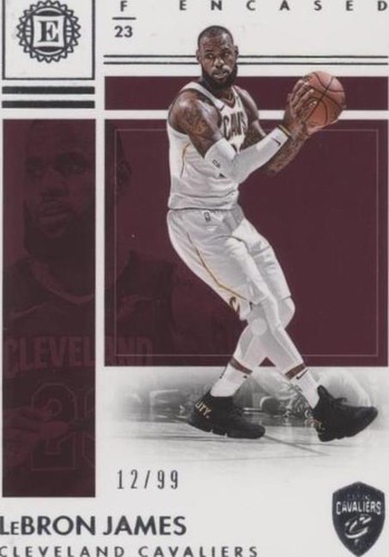 2017-18 Panini Encased - LeBron James #65