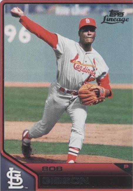 2011 Topps Lineage - Bob Gibson #155