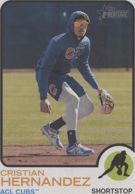 2022 Topps Heritage Minor League Edition - Cristian Hernandez #214