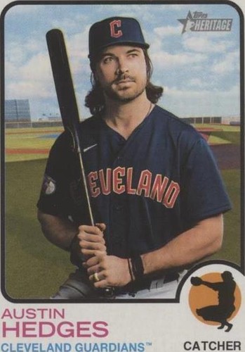 2022 Topps Heritage - Austin Hedges #405