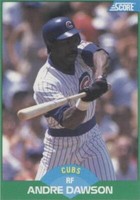1989 Score - Andre Dawson #2